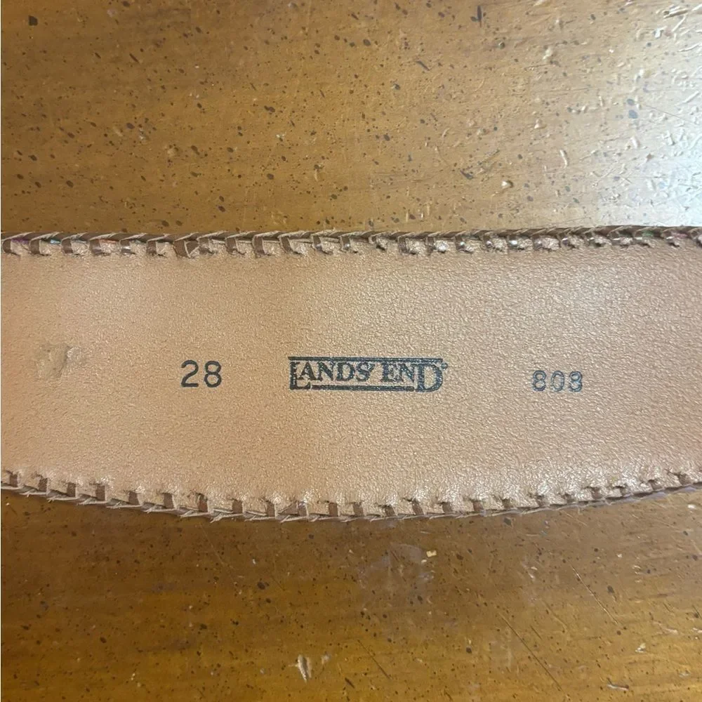 Lands' End Multicolor Striped Women's Belt